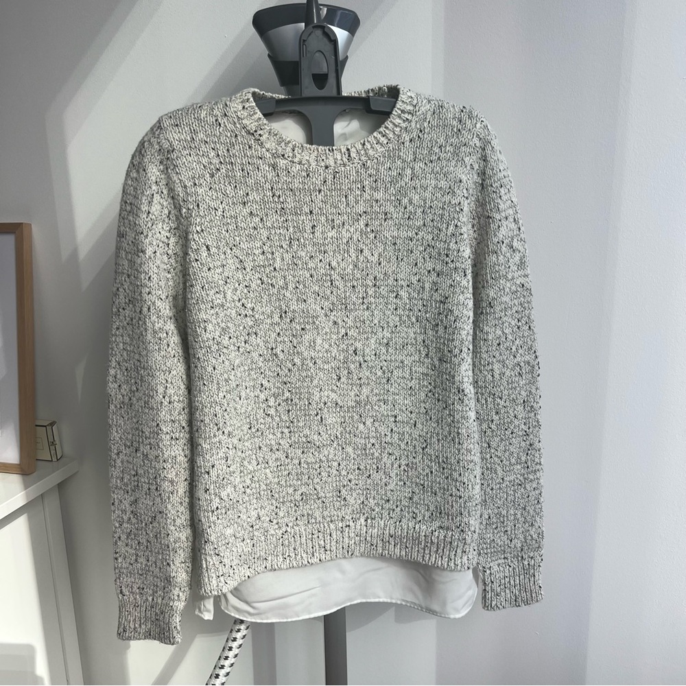 Club Monaco Sweater with Shirt underneath